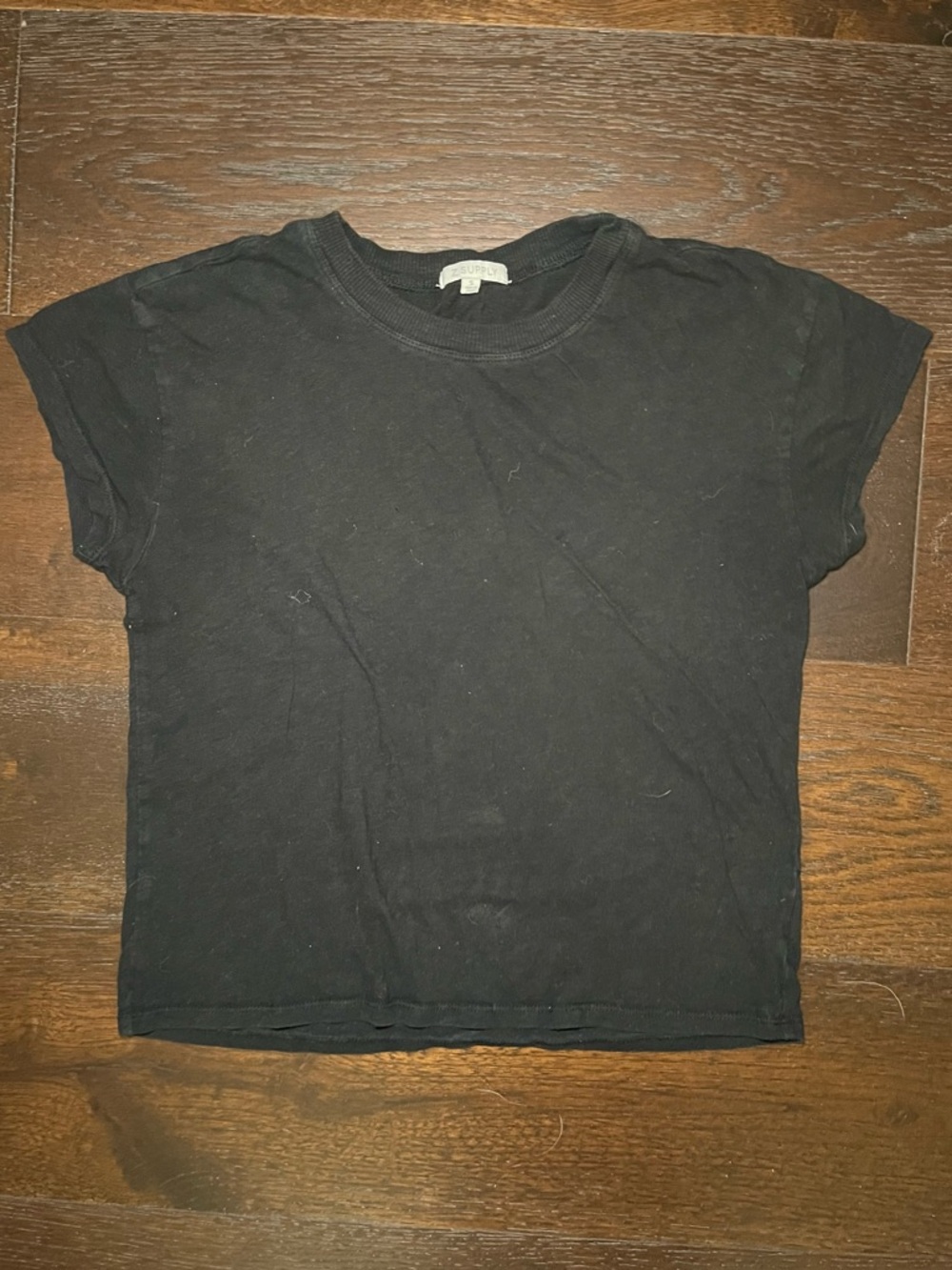 Z Supply Black Short Sleeve Crew Tee - Women's